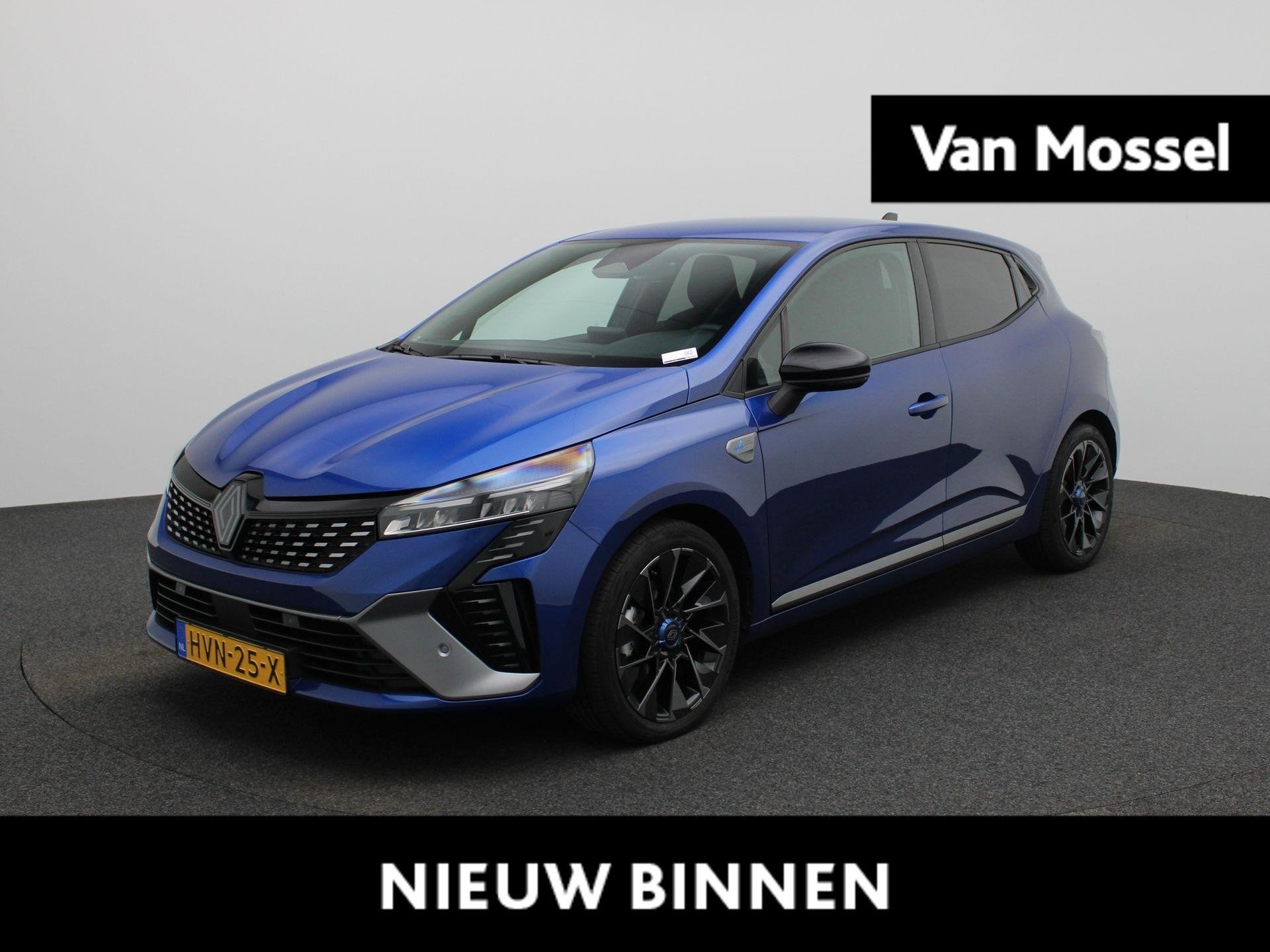 Renault Clio 1.6 E-Tech Full Hybrid 145 esprit Alpine | Adap, Gebruikt, Euro 6, Blauw, Leder en Stof