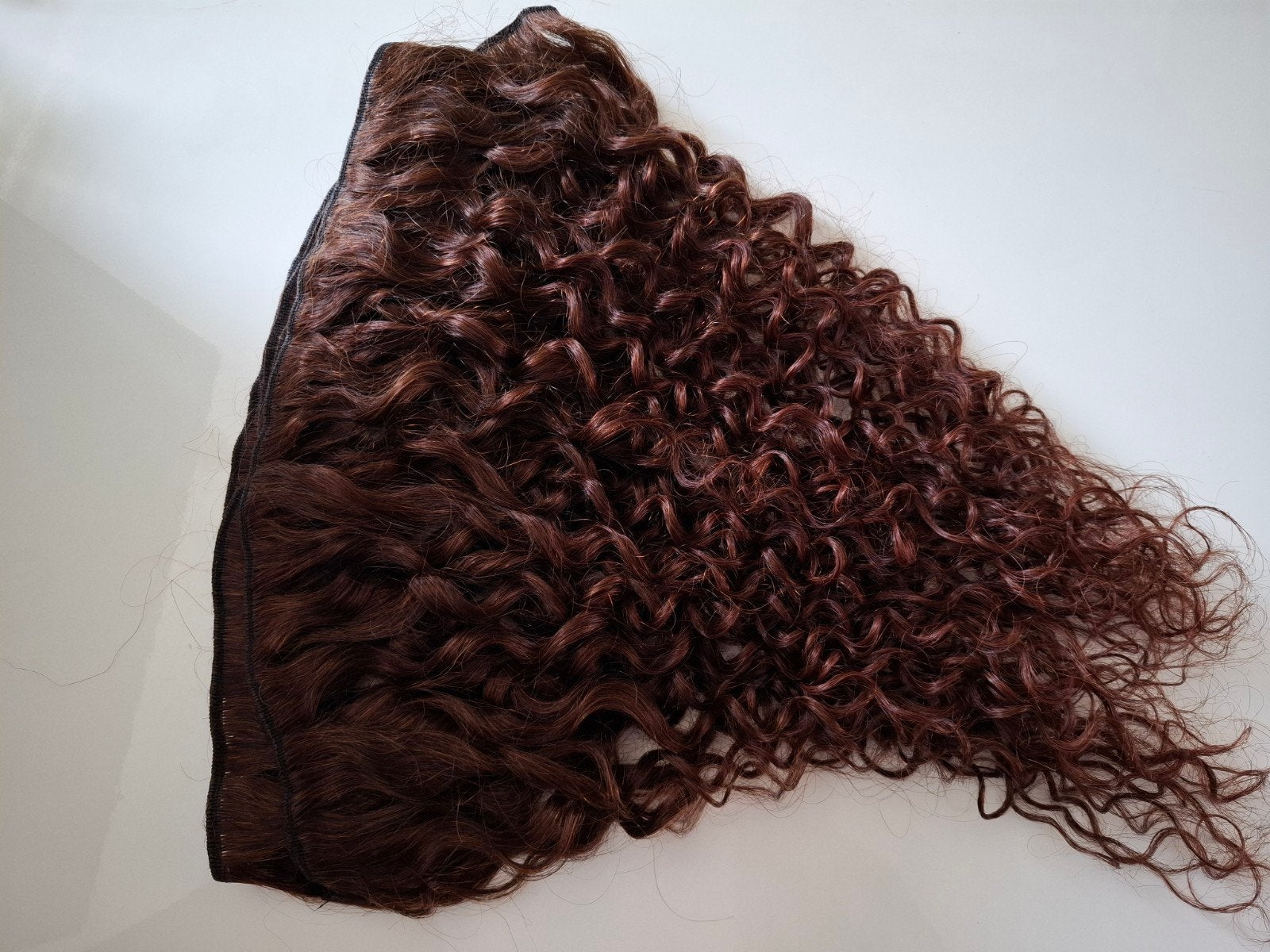 Echt mensenhaar krullen 40/51 cm, nieuw en ongebruikt, Ophalen of Verzenden, Nieuw, Overige typen