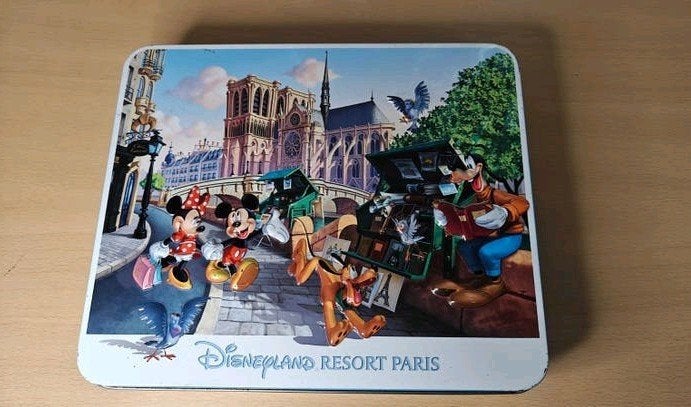 Disneyland Resort Parijs blik uit 2008, Verzamelen, Ophalen of Verzenden, Mickey Mouse, Gebruikt, Overige typen