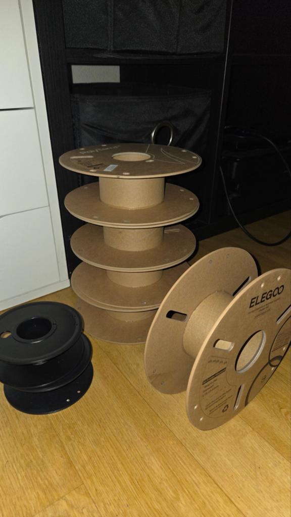 Diverse lege filament spoelen voor 3D-printers, Ophalen