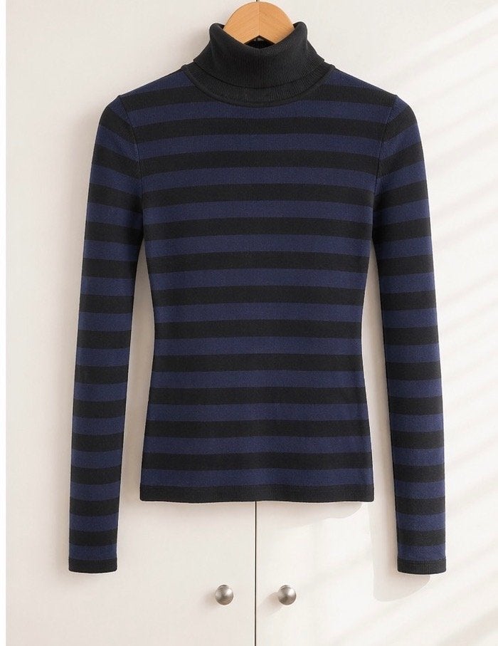 Nikkie kol top blauw zwart, ZGAN maat 34, Blauw, Ophalen of Verzenden, Zo goed als nieuw, Nikkie