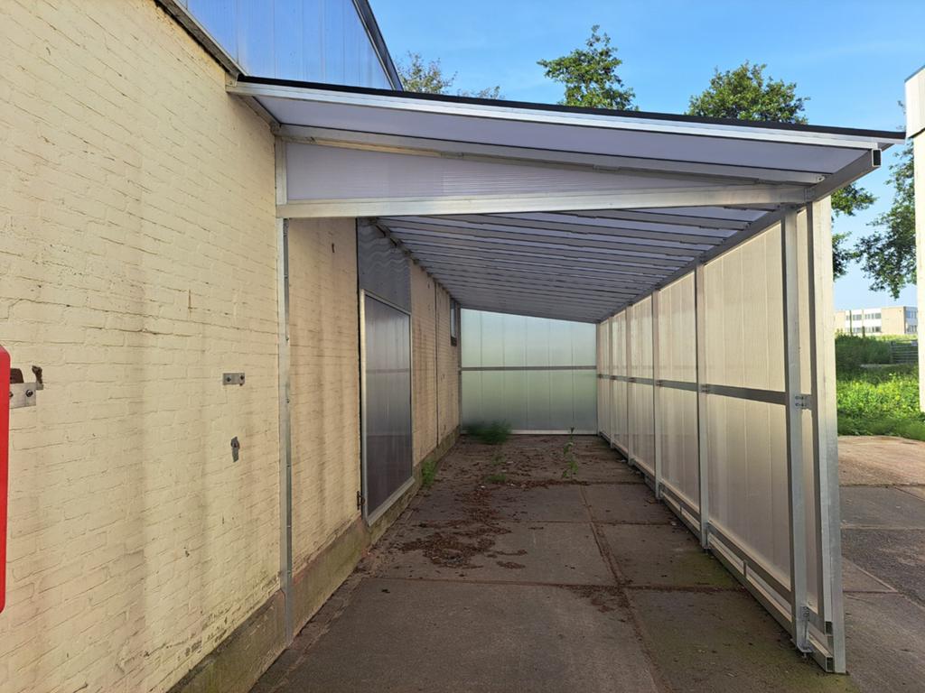Uitbouw L 10.50xB 3.00xH 2.66 is demontabel, Ophalen of Verzenden, Gebruikt