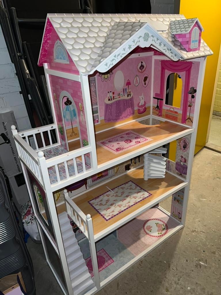 Houten Poppenhuis, Ophalen, Gebruikt, Poppenhuis