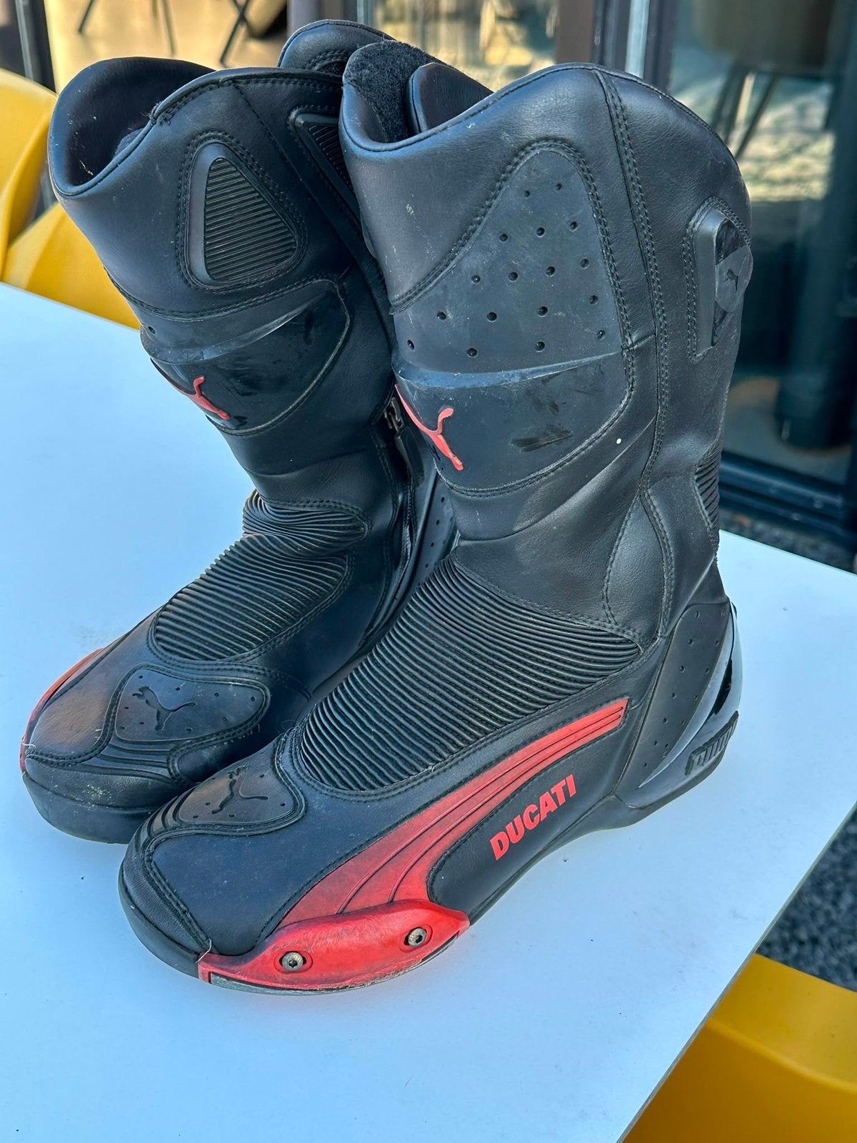 Ducati laarzen maat 43, Motoren, Ophalen, Tweedehands, Laarzen