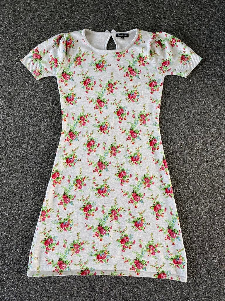 KING LOUIE retro 60s gebreide bloemenjurk -M🌺nieuwstaat, Maat 38/40 (M), Overige kleuren, Ophalen of Verzenden, Zo goed als nieuw