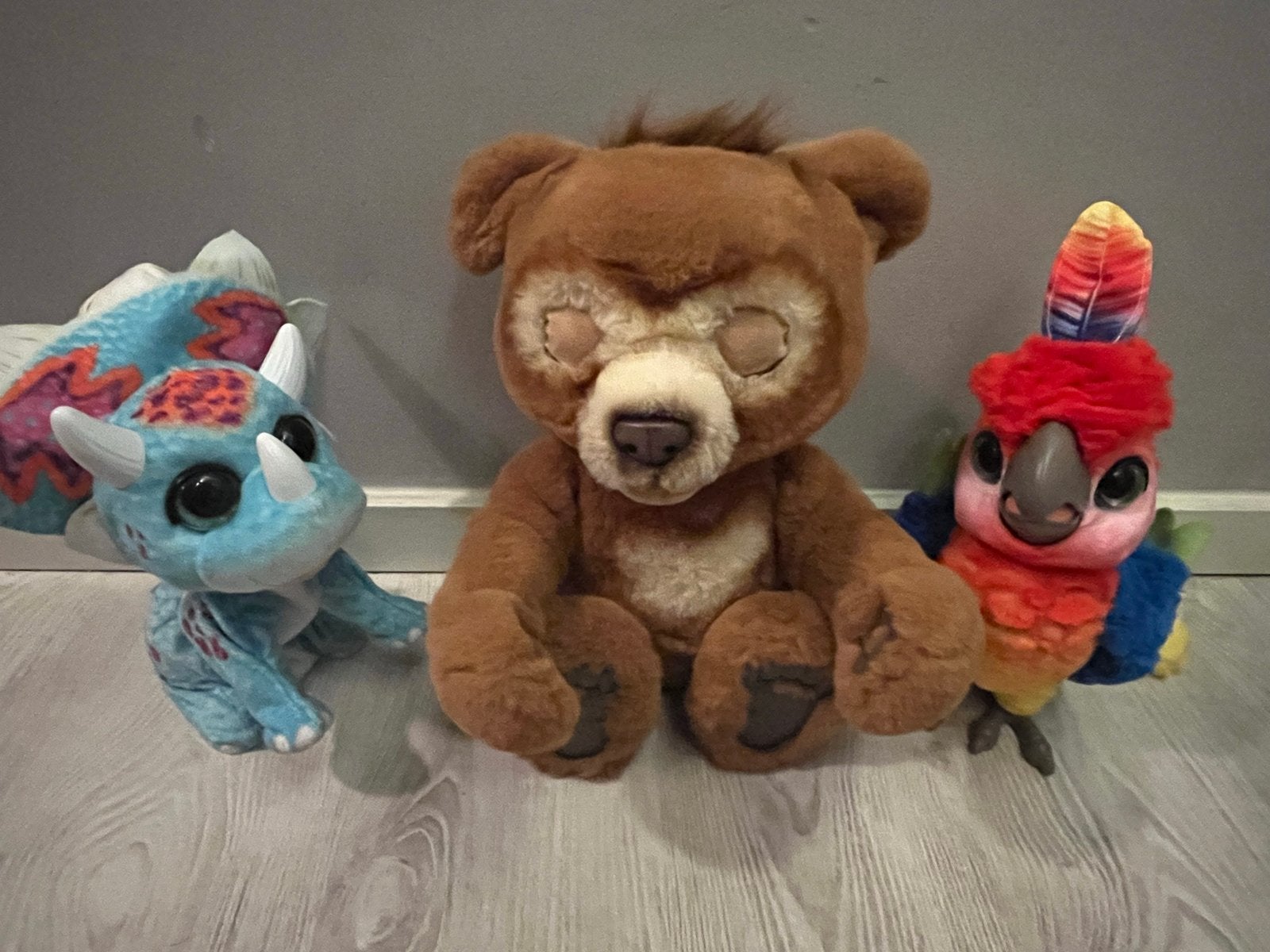 Furreal Friends: Dinosaurus, Beer en Papegaai, Ophalen of Verzenden, Gebruikt