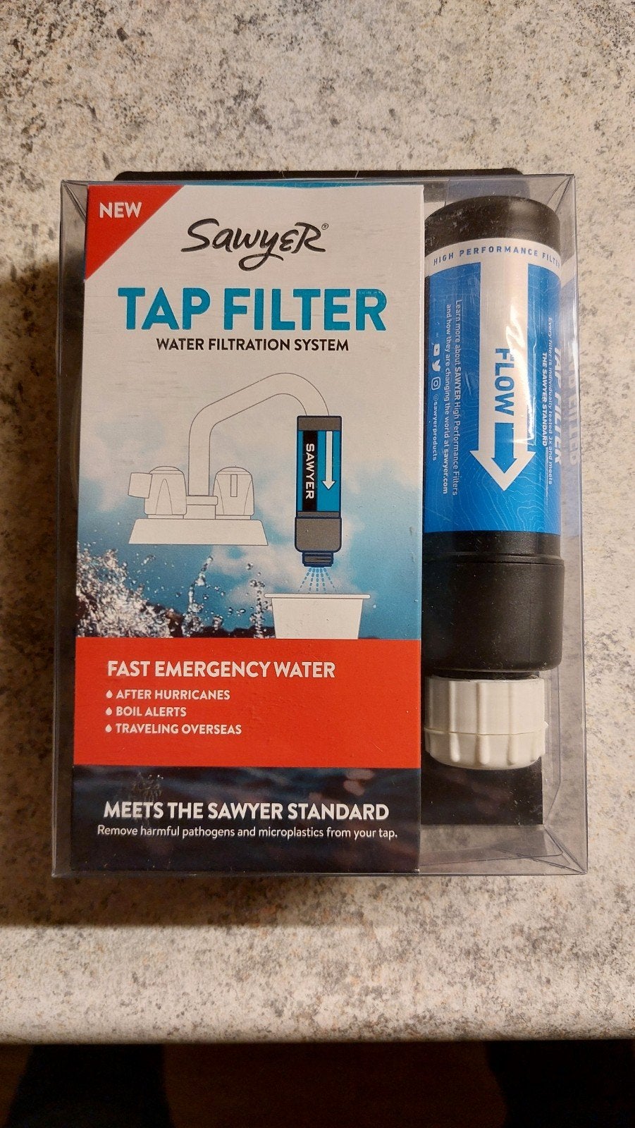 Sawyer Tap Filter Waterfiltratiesysteem SP134, Ophalen of Verzenden, Zo goed als nieuw