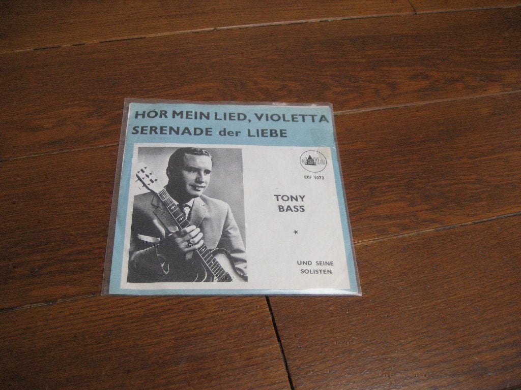 60s tony bass hor mein lied violetta, Cd's en Dvd's, Ophalen of Verzenden, Zo goed als nieuw, 7 inch