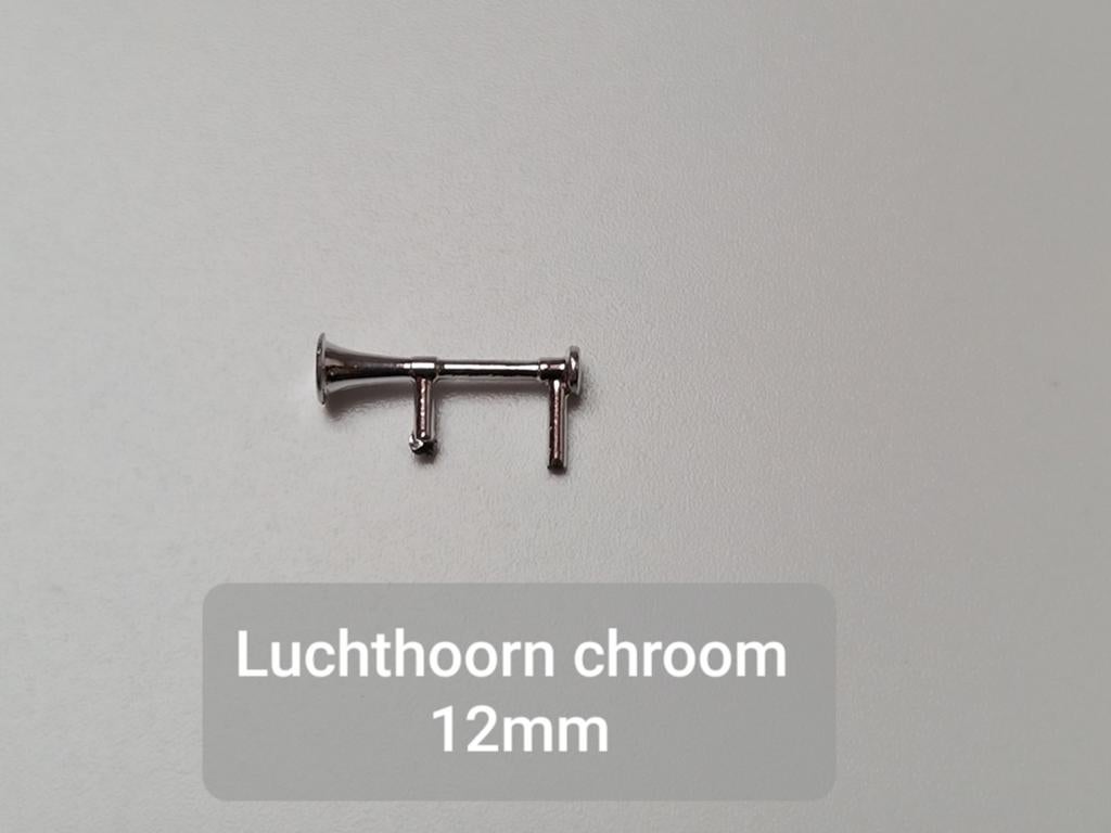 Luchthoorn chroom 12mm, Hobby en Vrije tijd, Modelauto's | 1:50, Ophalen of Verzenden, Nieuw, Bus of Vrachtwagen, Tekno
