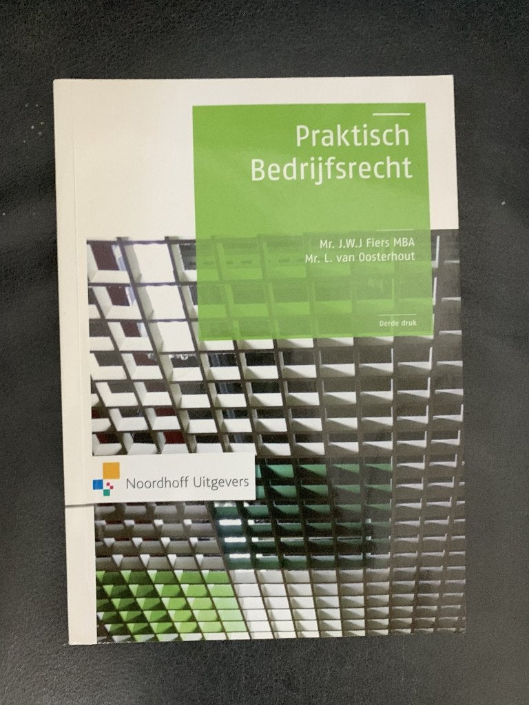 Praktisch Bedrijfsrecht - Derde druk, Ophalen of Verzenden, Alpha, Zo goed als nieuw, HBO