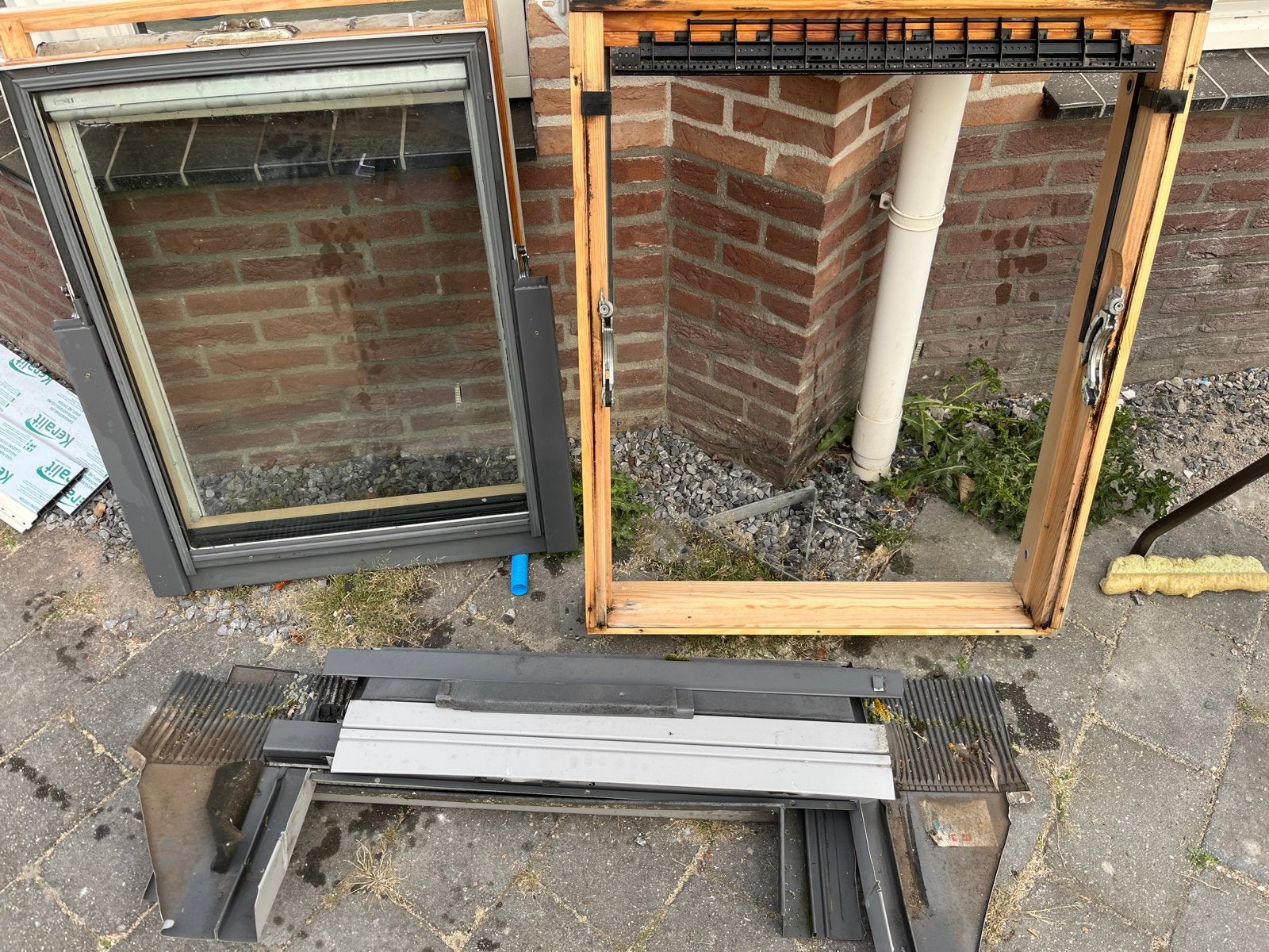 Velux Dakraam GGL M04 3059 - Gebruikt, Doe-het-zelf en Verbouw, Ophalen, Gebruikt, 80 tot 120 cm, Dubbelglas