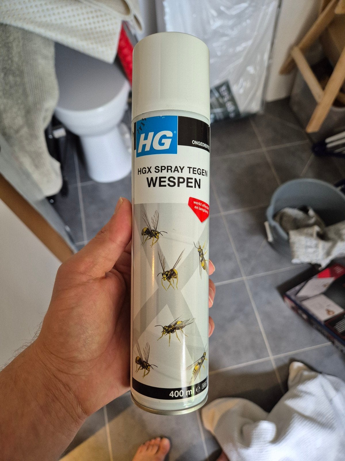 HGX spray tegen wespen - Gratis ophalen, Ophalen, Gebruikt