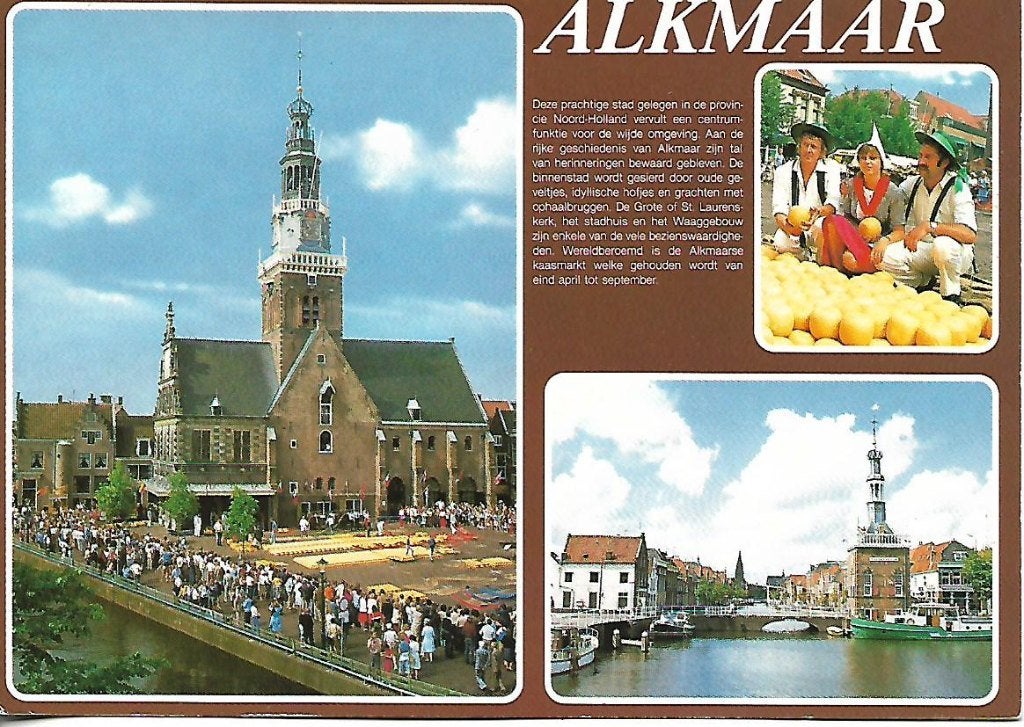 Alkmaar- -3-luik., Verzenden, 1980 tot heden, Gelopen, Noord-Holland