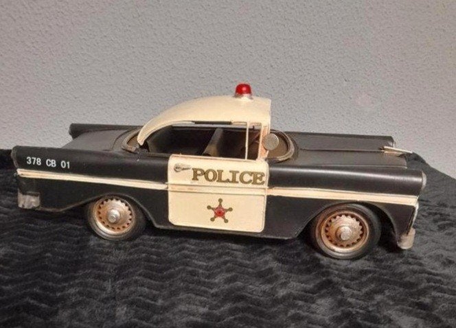 Blikken police auto, Ophalen of Verzenden, Zo goed als nieuw, Auto