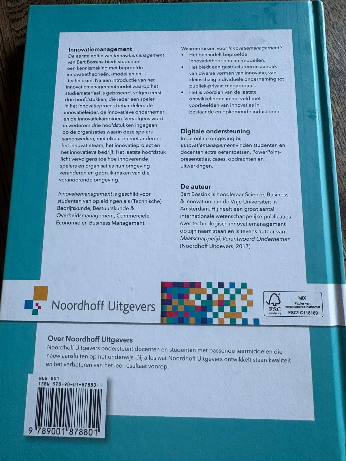 Studieboek Innovatie Management - nieuwstaat, Ophalen of Verzenden, Beta, Zo goed als nieuw, WO