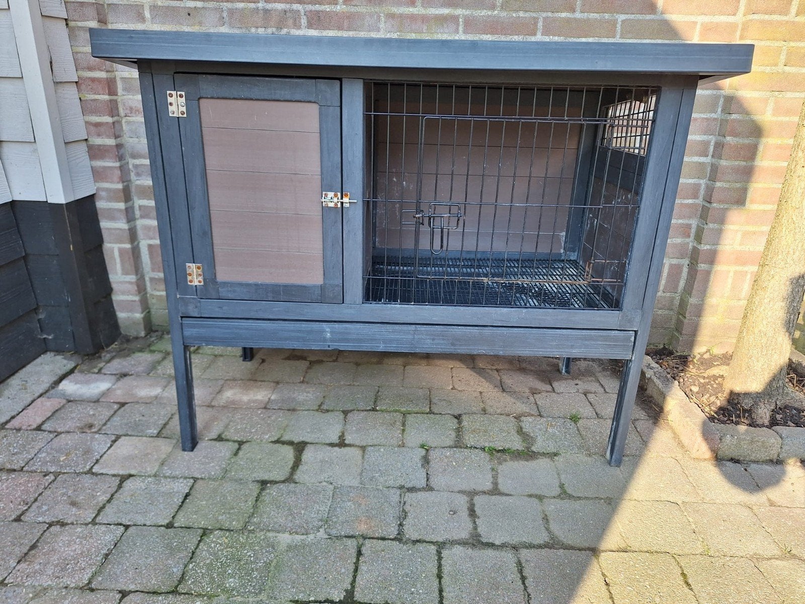 Mooi konijnenhok, Gebruikt, Konijn, Hok, 75 tot 110 cm