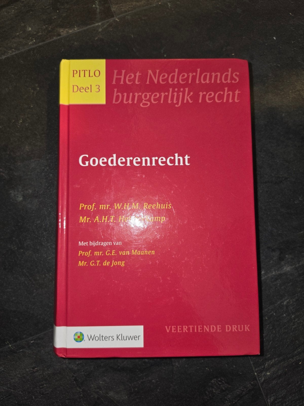 PITLO Het Nederlands burgerlijk recht Goederenrecht, Boeken, Studieboeken en Cursussen, Ophalen of Verzenden, Prof. mr. W.H.M. Reehuis, Mr. A.H.T. Heisterkamp