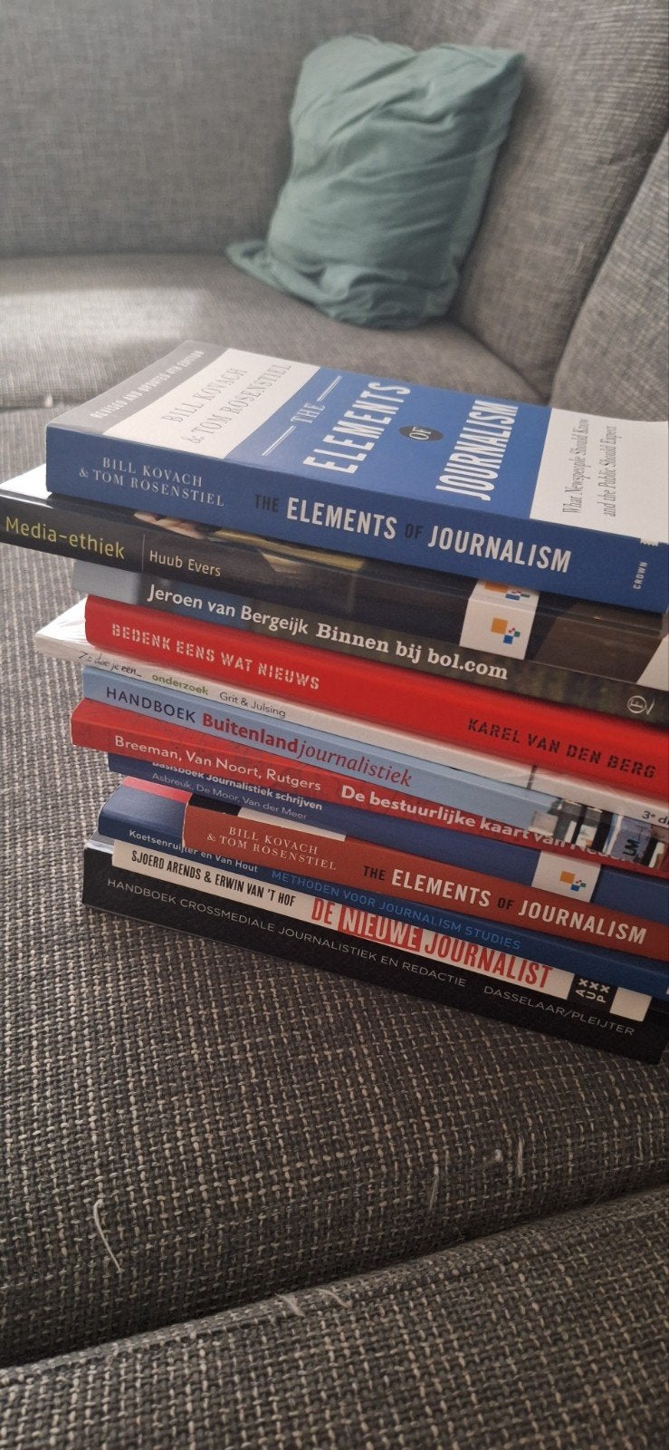 Boeken journalistiek, Boeken, Studieboeken en Cursussen, Zo goed als nieuw, HBO, Gamma, Ophalen of Verzenden