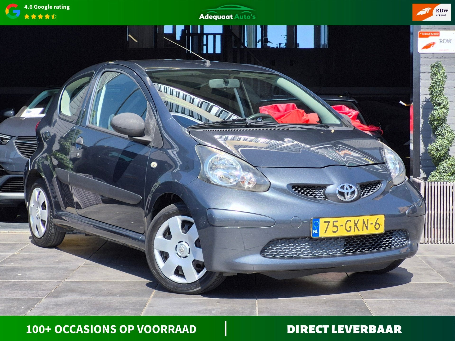 Toyota Aygo 1.0-12V|1e eig|NAP|Airco|Lage KM|Nette Auto|APK, Auto's, Voorwielaandrijving, Stof, Gebruikt, Huisgarantie