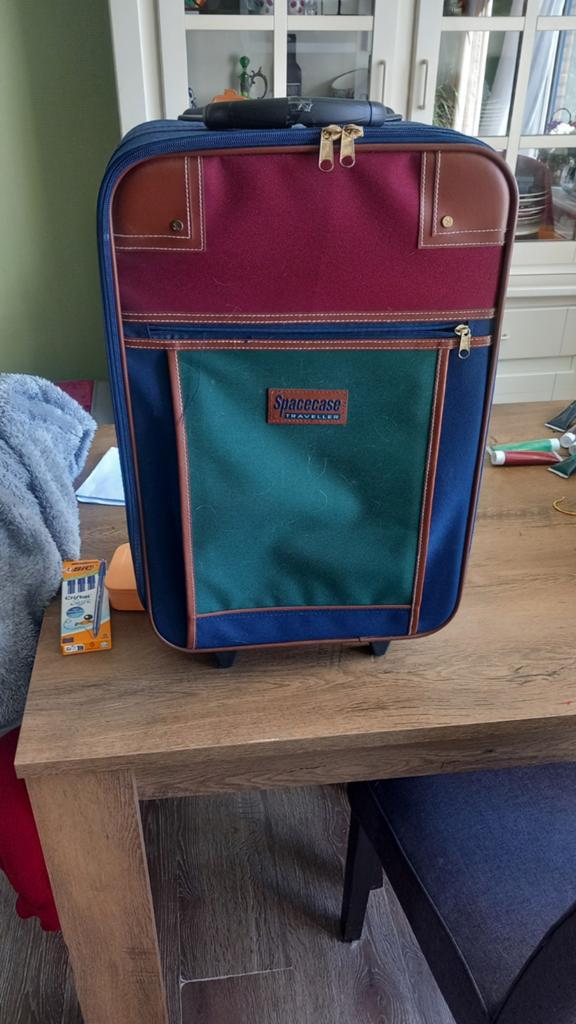 Spacecase Traveller Koffer - Kleurrijk en Compact, Ophalen of Verzenden