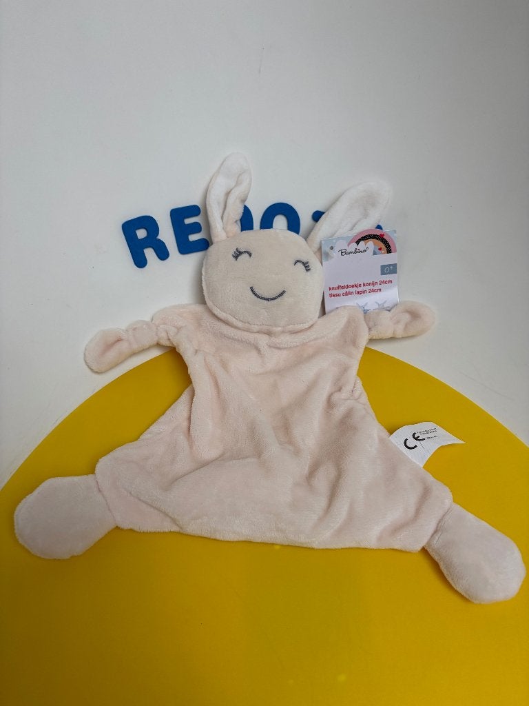 K4354 bambino doekje konijn creme nieuw!, Ophalen of Verzenden, Nieuw, Konijn