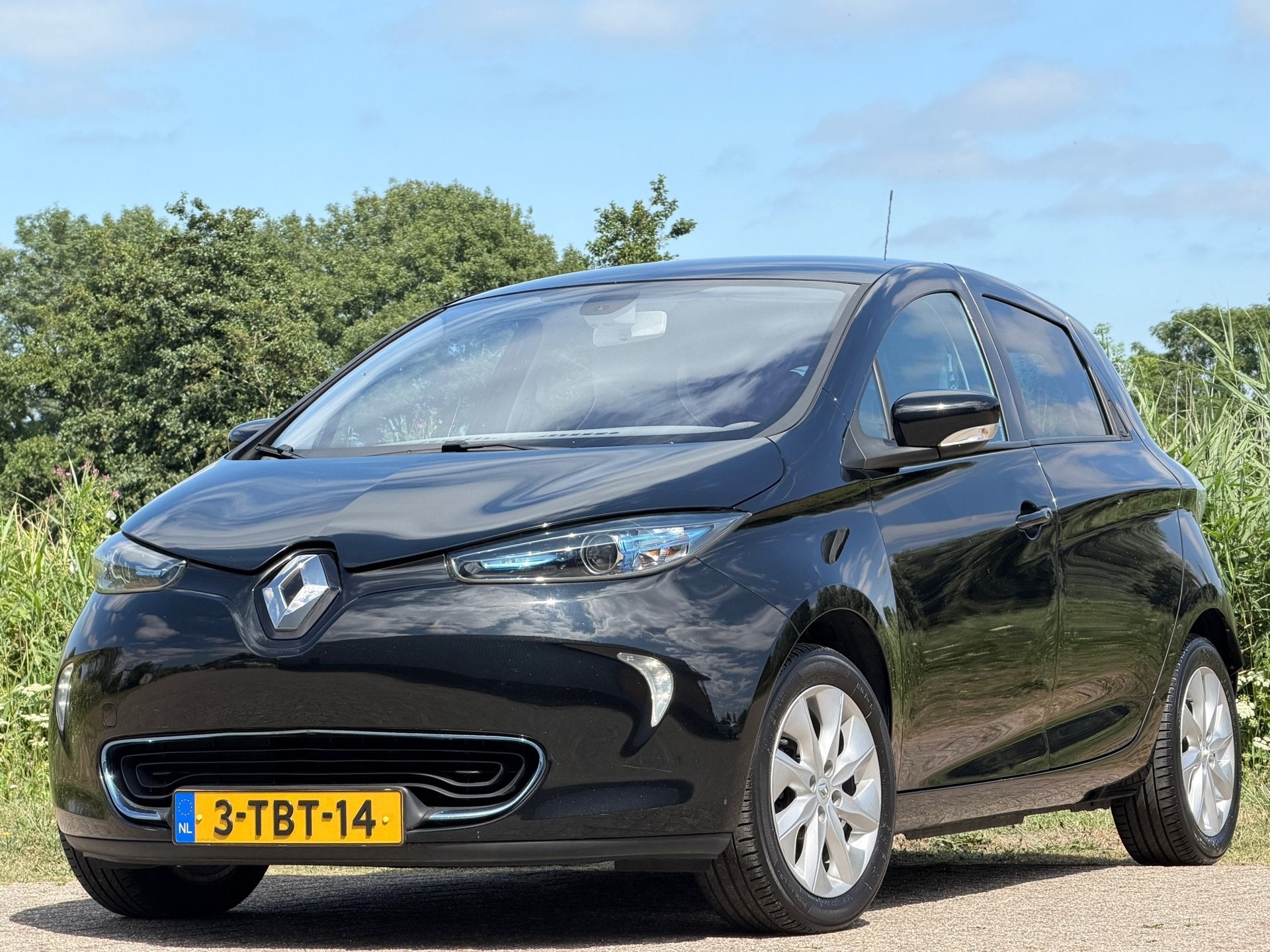 Renault ZOE Q210 Zen Quickcharge 22 kWh (ex Accu) - Noir Eto, Auto's, Stof, Gebruikt, 22 kWh, Grijs