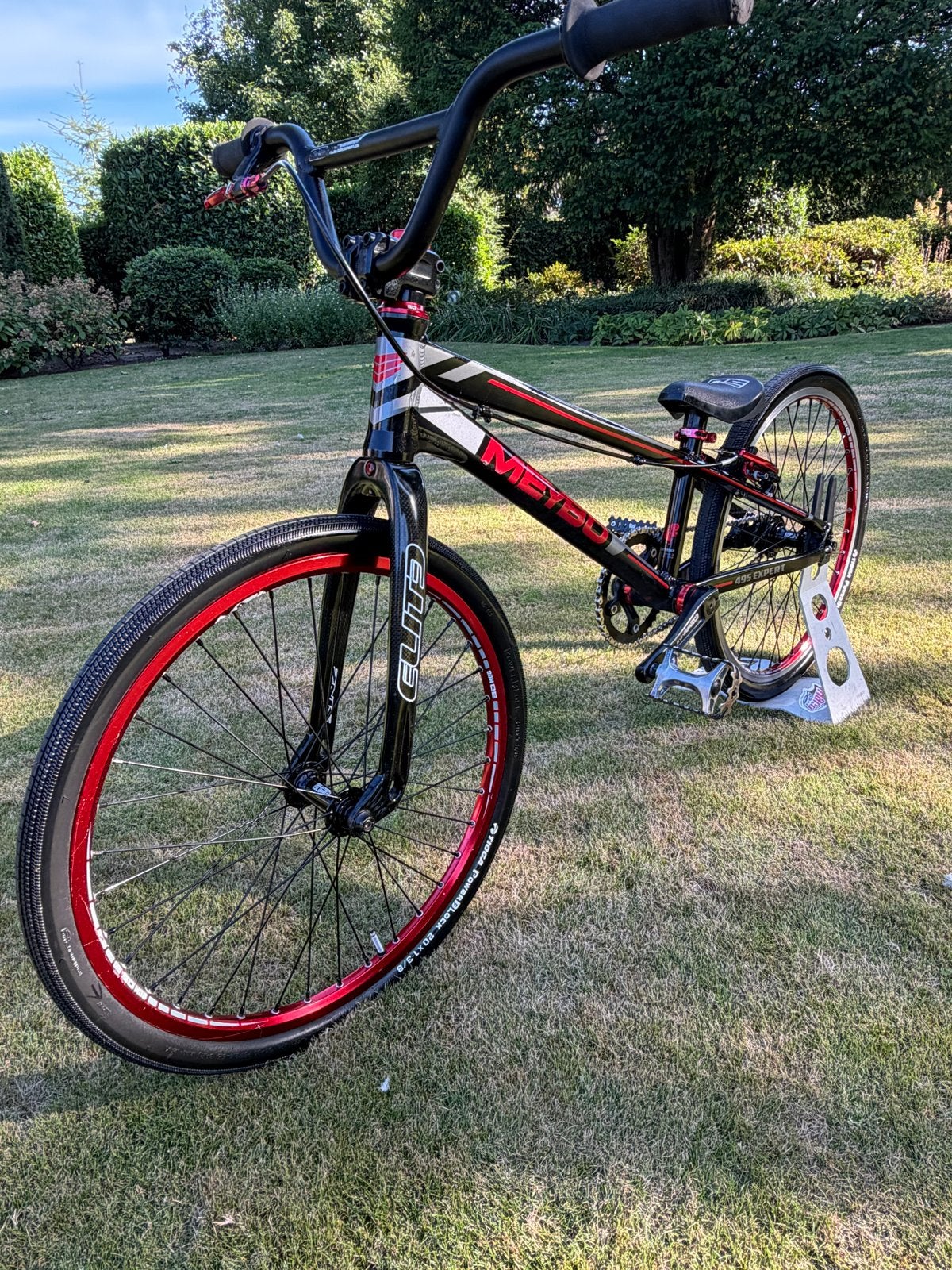 Meybo Holeshot Expert (Box, SD) Carbon voorvork, Ophalen, Gebruikt, Velgrem, 20 tot 24 inch