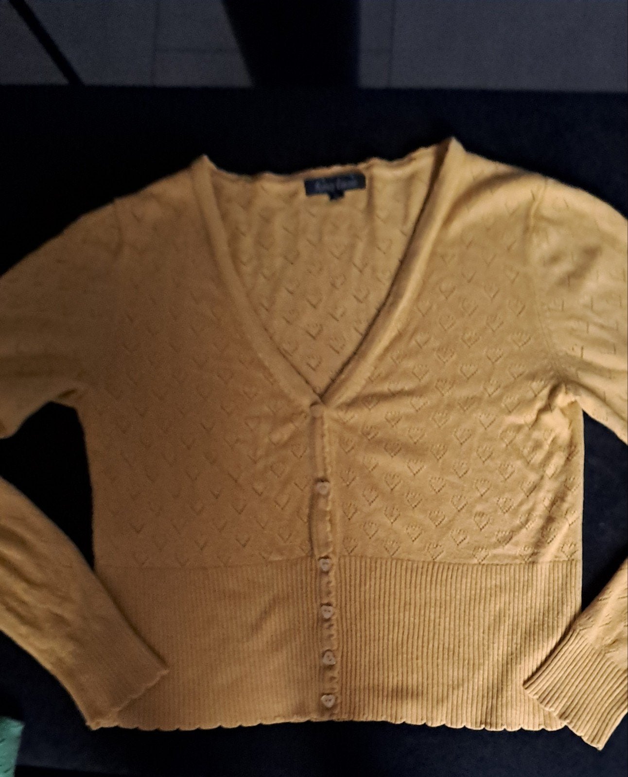 King Louie geel hartjes vestjbue maat M, King Louie, Ophalen of Verzenden, Maat 38/40 (M), Geel