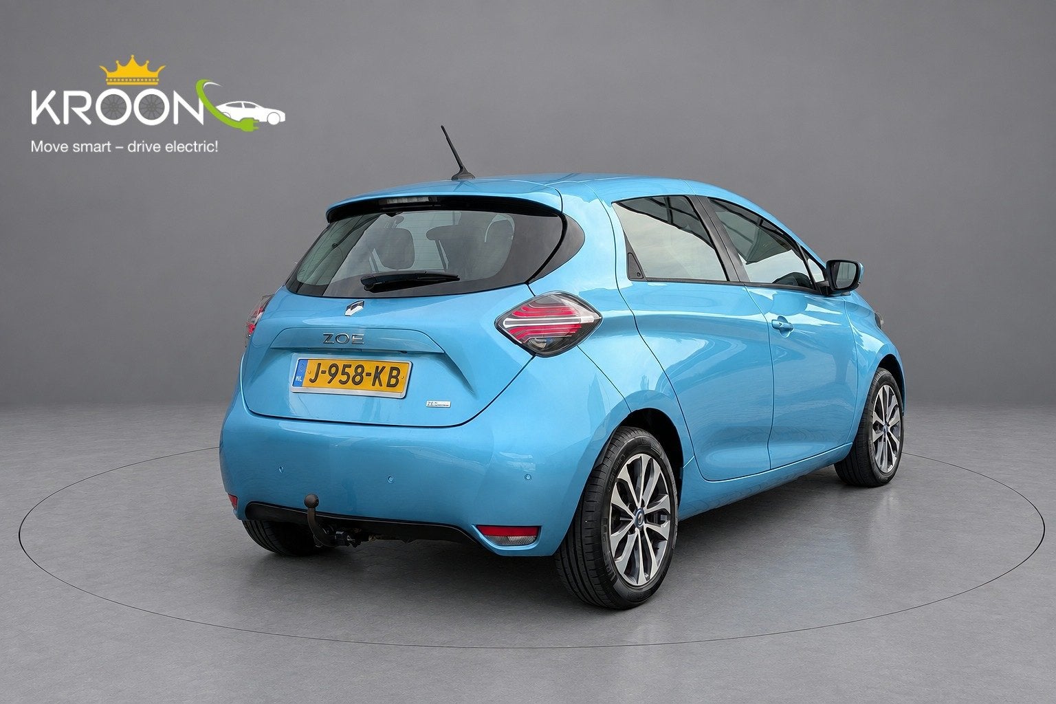 Renault ZOE R135 Zen 52kWh KOOPACCU SOH 87% Trekhaak, Auto's, Dealer onderhouden, 136 pk, Met garantie (alle), Blauw