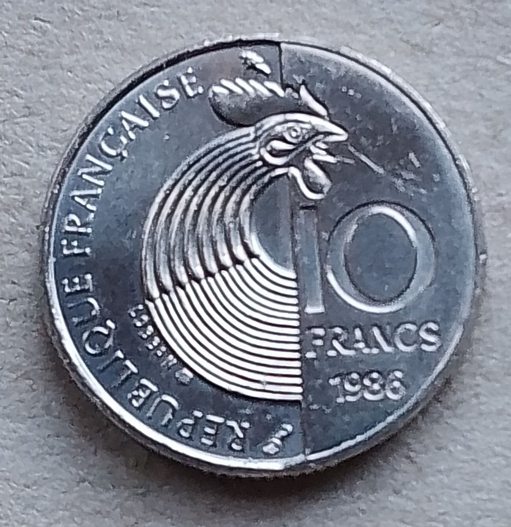 Frankrijk, 10 francs 1986, Ophalen of Verzenden, Frankrijk, Losse munt