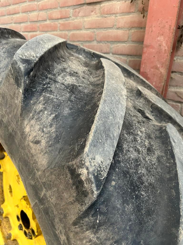 John Deere velgen+hartplaten en banden, Zakelijke goederen, Agrarisch | Onderdelen | Banden, Velgen en Assen, Ophalen