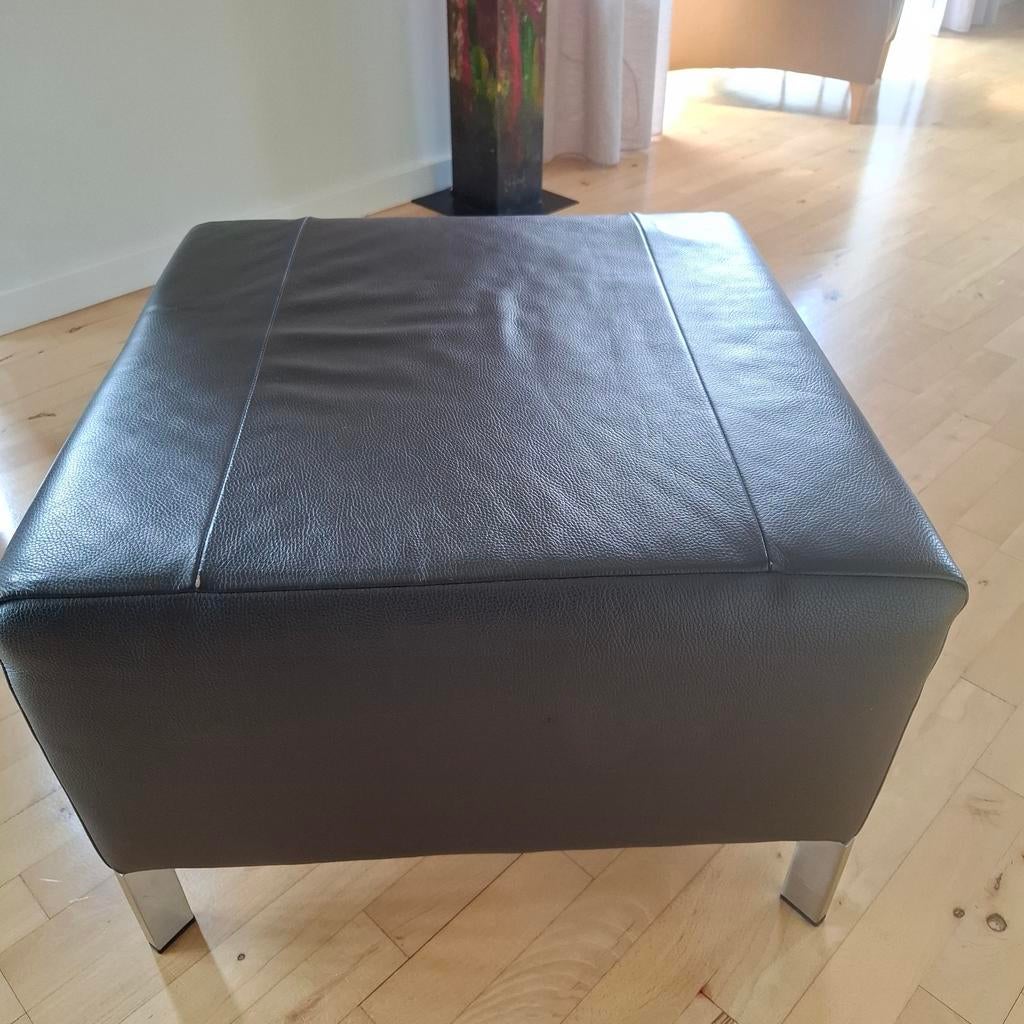 GRATIS OPHALEN, Stoeltje met Hocker / poef, Ophalen, Gebruikt, Vierkant, 50 tot 75 cm