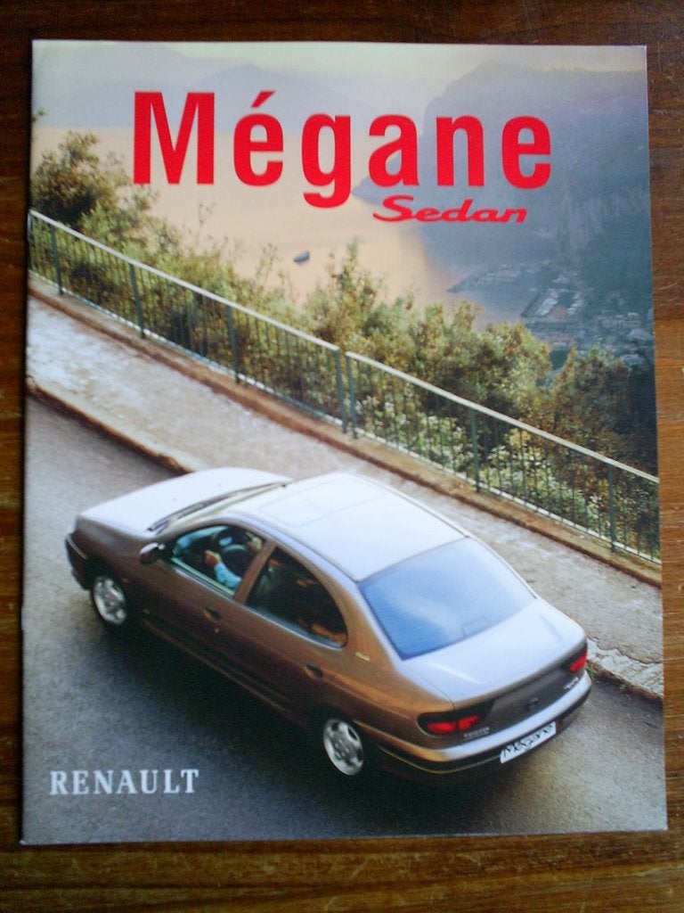 Renault Megane Sedan [ mei 1998 ] 28 pag., Ophalen of Verzenden, Zo goed als nieuw, Renault