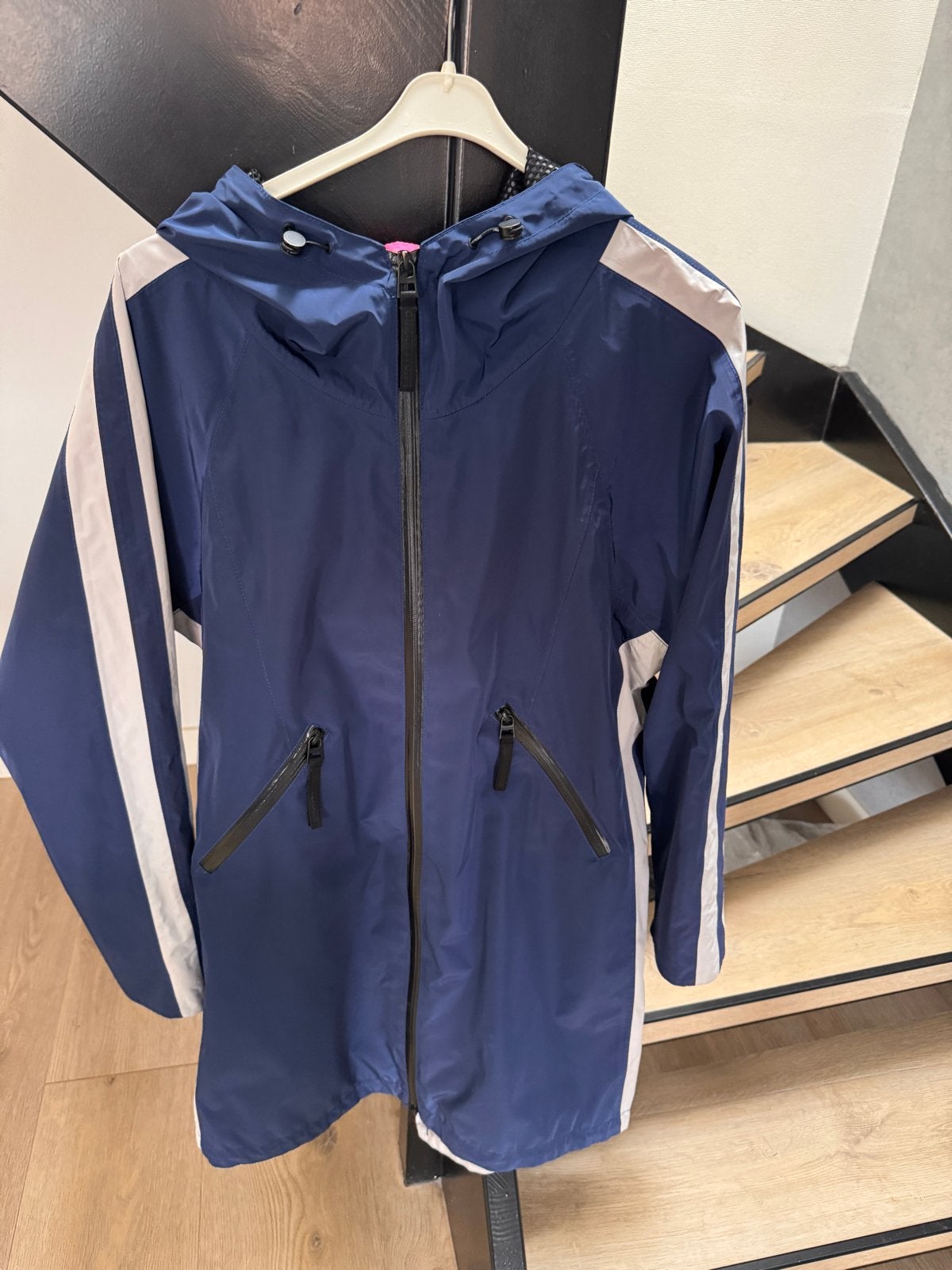 Creenstone Zomerjas met Capuchon en Split Achter, Ophalen of Verzenden, Gedragen, Maat 42/44 (L), Blauw