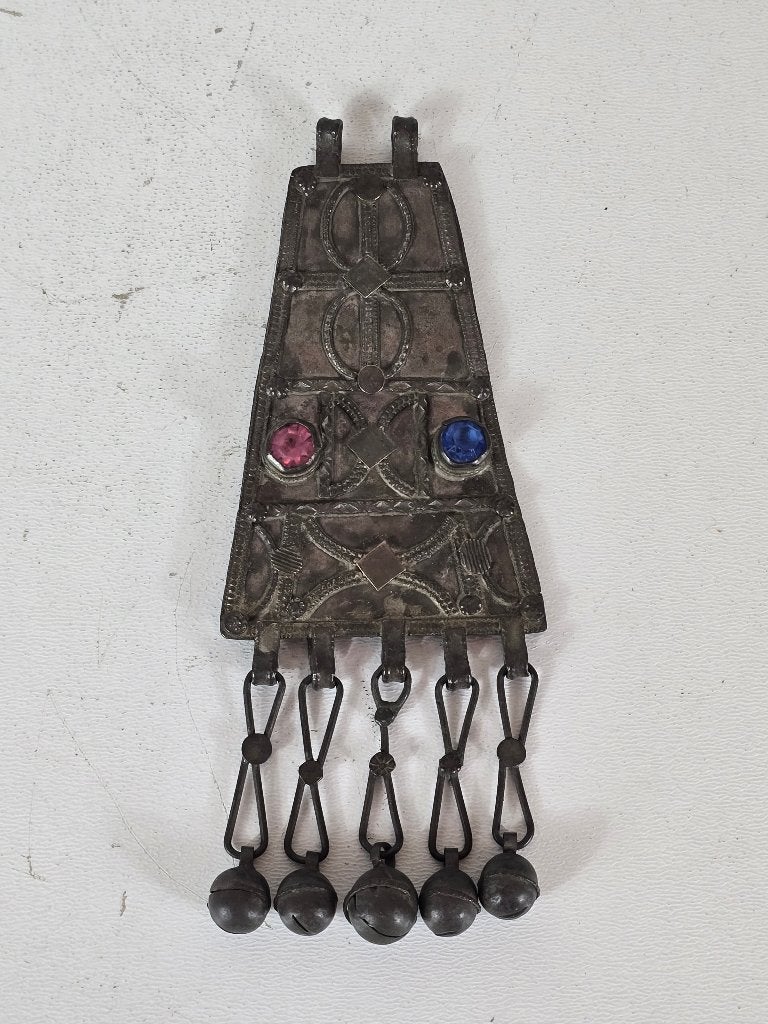 Antieke Marokkaanse Berber Amulet-Hanger, zilver, ca. 1920, Ophalen of Verzenden