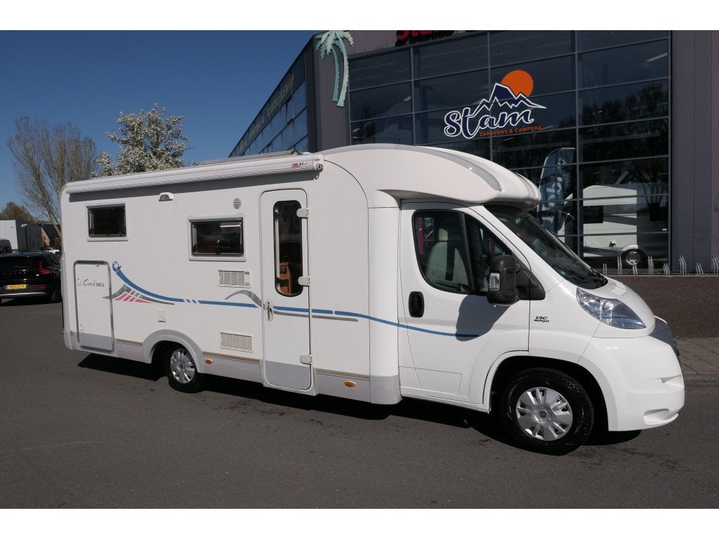 Adria Coral 660 SL enkele bedden, Caravans en Kamperen, Fiat, 6 tot 7 meter, Tot en met 3, 6 tot 7 meter
