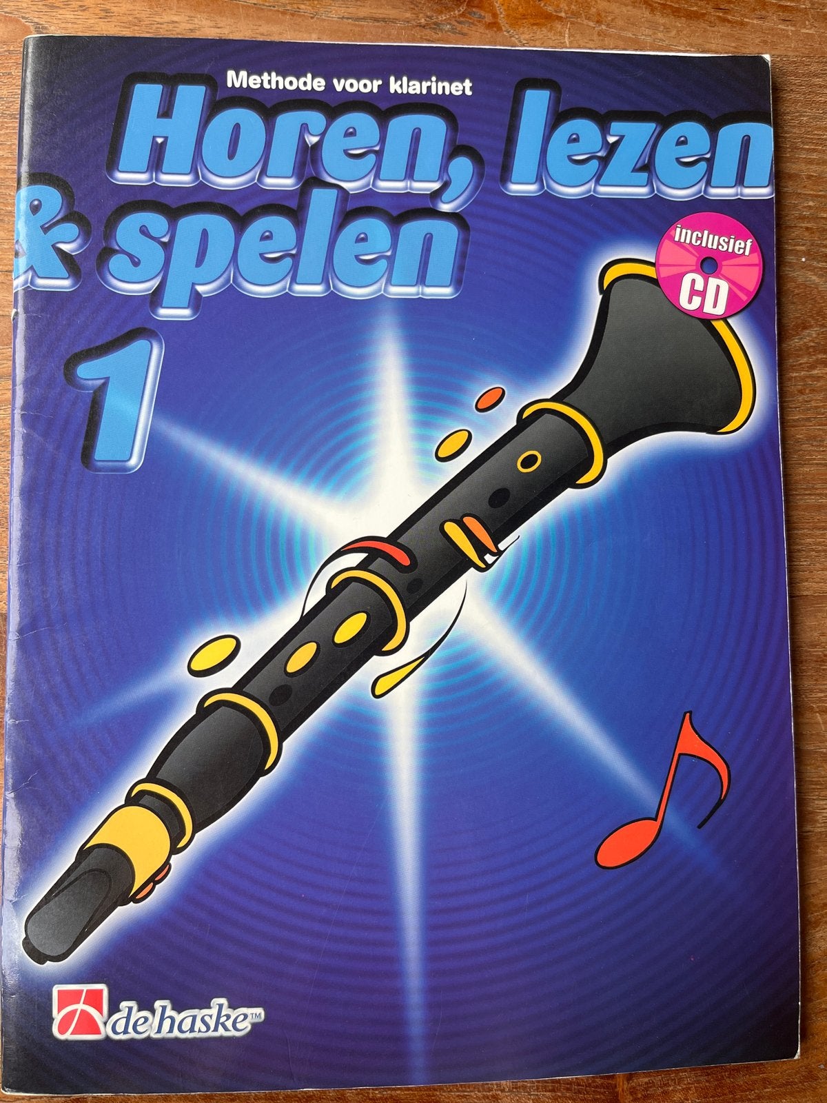 Horen, Lezen & Spelen 1 - Methode voor klarinet (incl. CD), Gebruikt, Overige genres, Les of Cursus, Ophalen of Verzenden