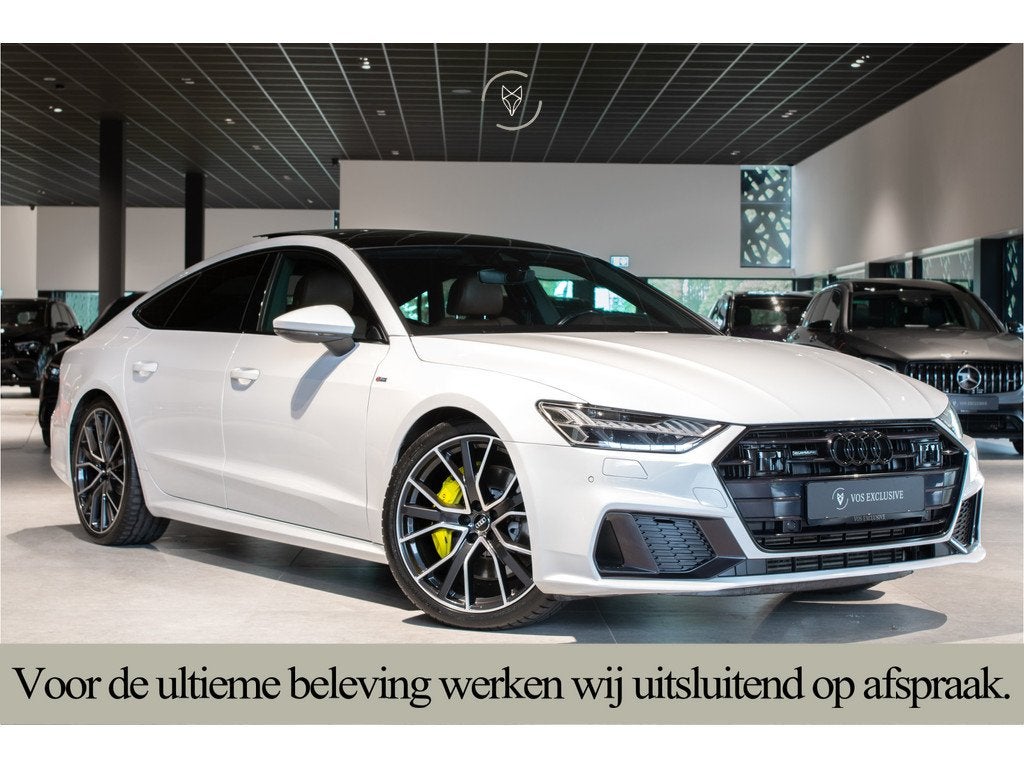 Audi A7 Sportback 55 TFSI quattro S-Line Luchtvering|21''|AC, Auto's, Audi, Gebruikt, Euro 6, 2995 cc, 2000 kg