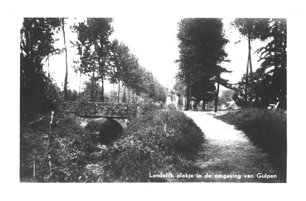 968274 Gulpen Limburg 1950 Gelopen met postzegel, Ophalen of Verzenden, 1940 tot 1960, Gelopen, Limburg