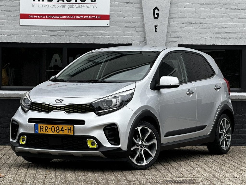 Kia Picanto 1.0 T-GDI X-Line 100pk Navi DAB Carplay Camera, Auto's, Voorwielaandrijving, Gebruikt, 920 kg, 100 pk