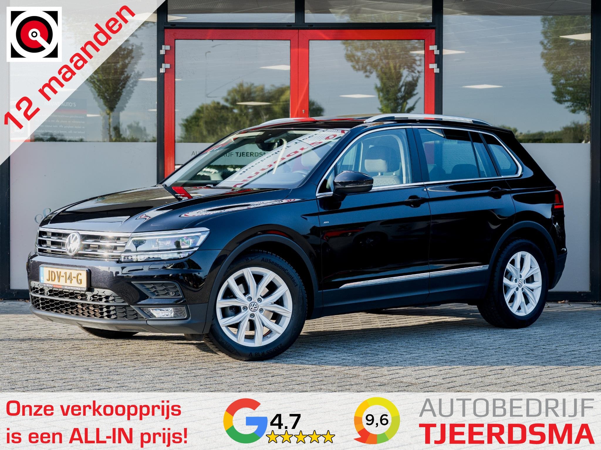 Volkswagen Tiguan 1.5 TSI ACT Highline | Schuif/ Kantel Pano, Auto's, 12 maanden, Gebruikt, Zwart, Bedrijf