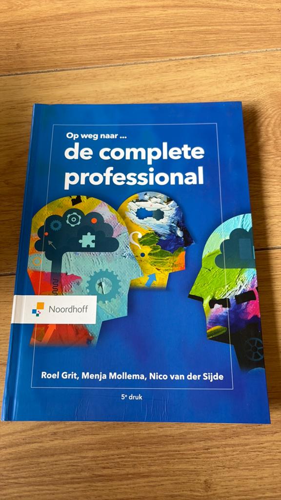 Op de weg naar de complete professional, 5e druk, Ophalen of Verzenden, Beta, HBO