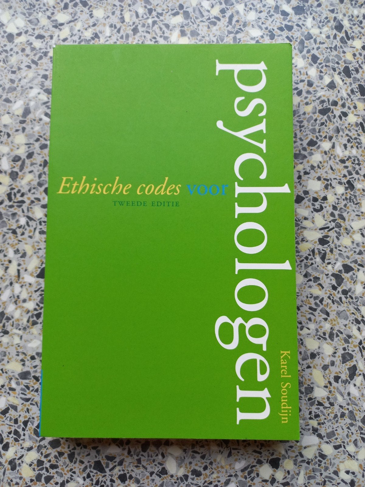 Karel Soudijn - Ethische codes voor psychologen, Ophalen of Verzenden, Zo goed als nieuw, Karel Soudijn