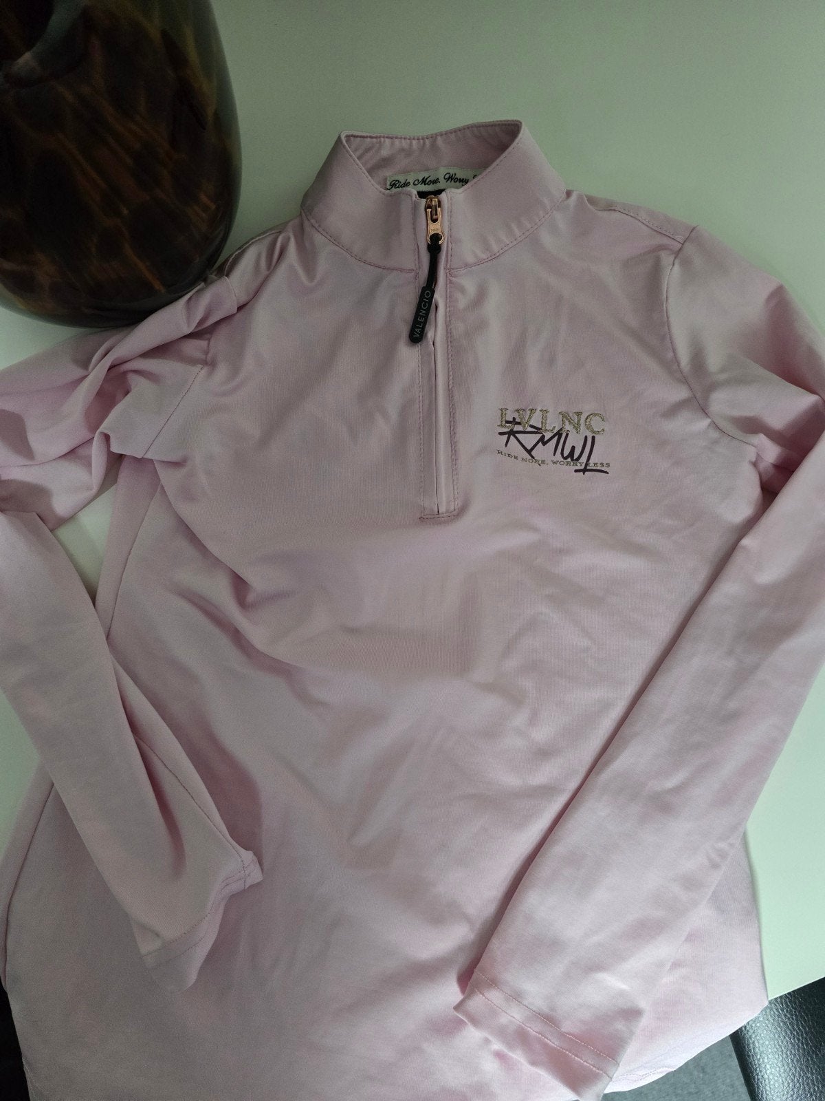 Roze La Valencio shirt paardrij trainingsshirt, Kinderen en Baby's, Ophalen of Verzenden