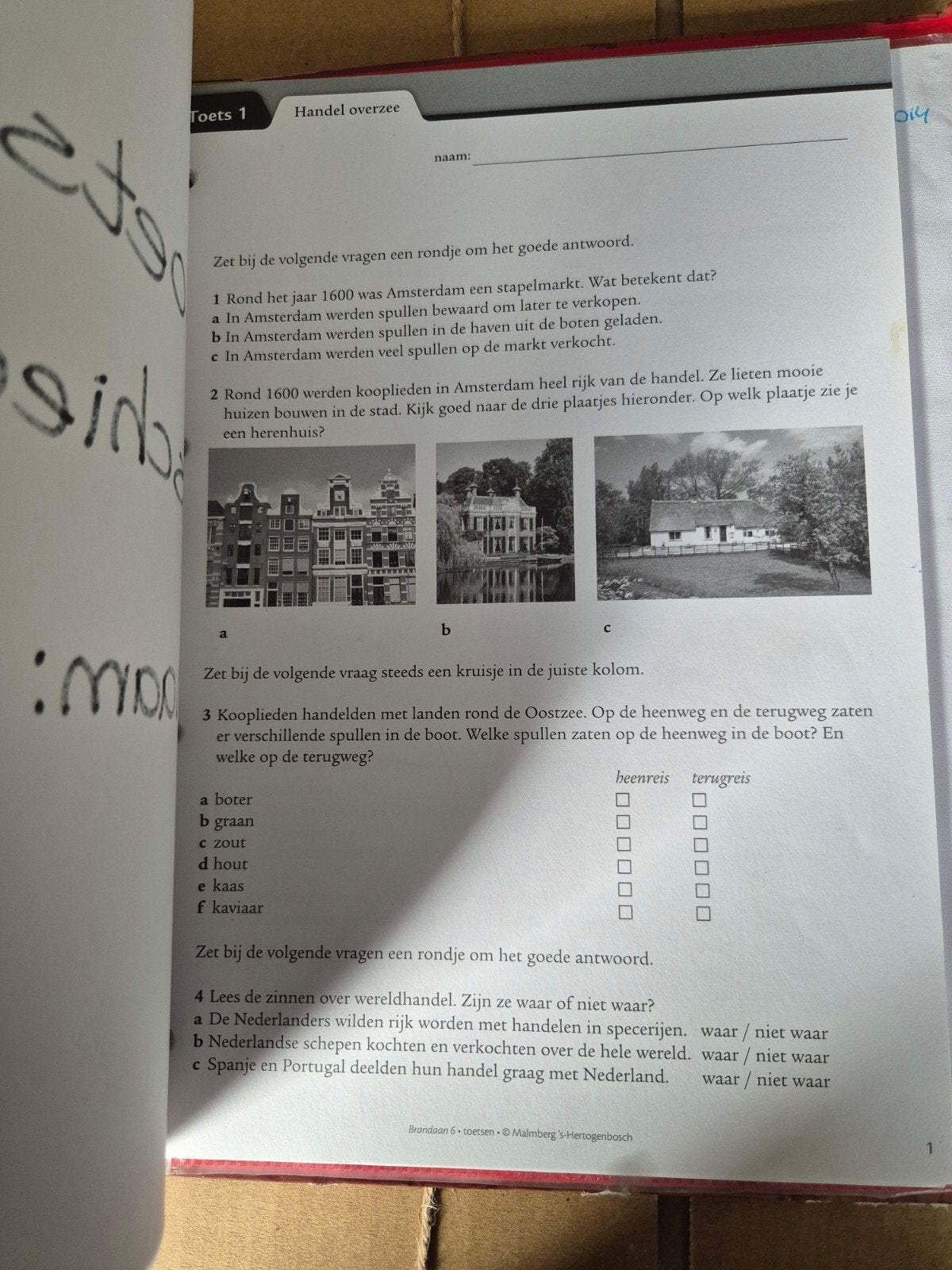Brandaan 6 Geschiedenis Handleiding Malmberg, Boeken, Malmberg, Ophalen of Verzenden, Zo goed als nieuw, MBO