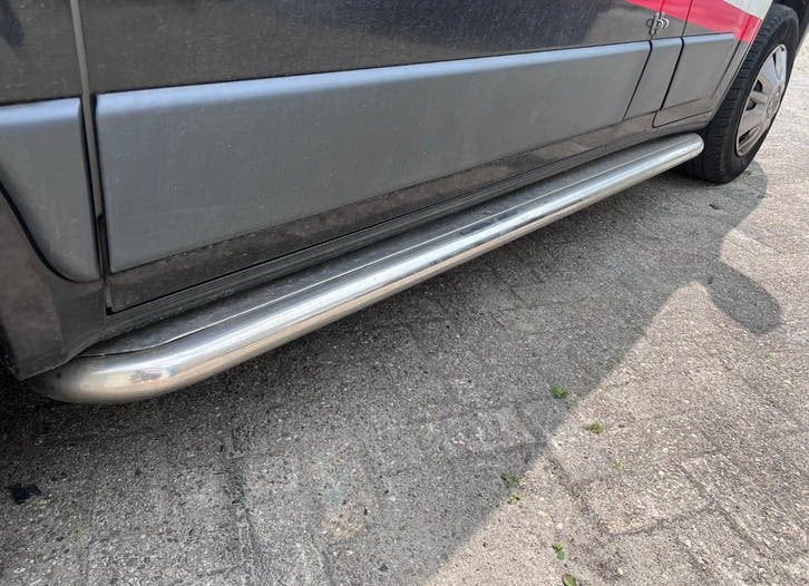 Sidebars Fiat Ducato Peugeot Boxer Citroen Jumper L1H1 RVS, Ophalen of Verzenden, Gebruikt