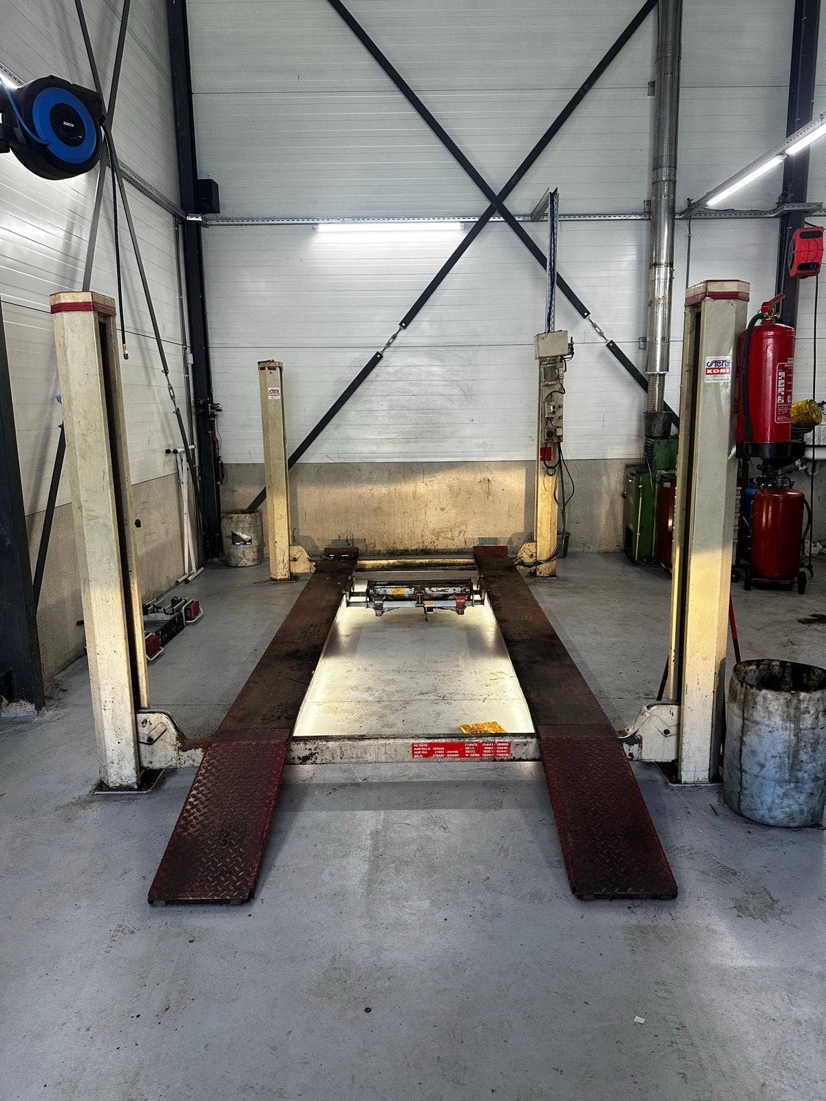 Stertil Koni KO 4025 2-koloms hefbrug 2500kg, Auto diversen, Ophalen of Verzenden, Gebruikt