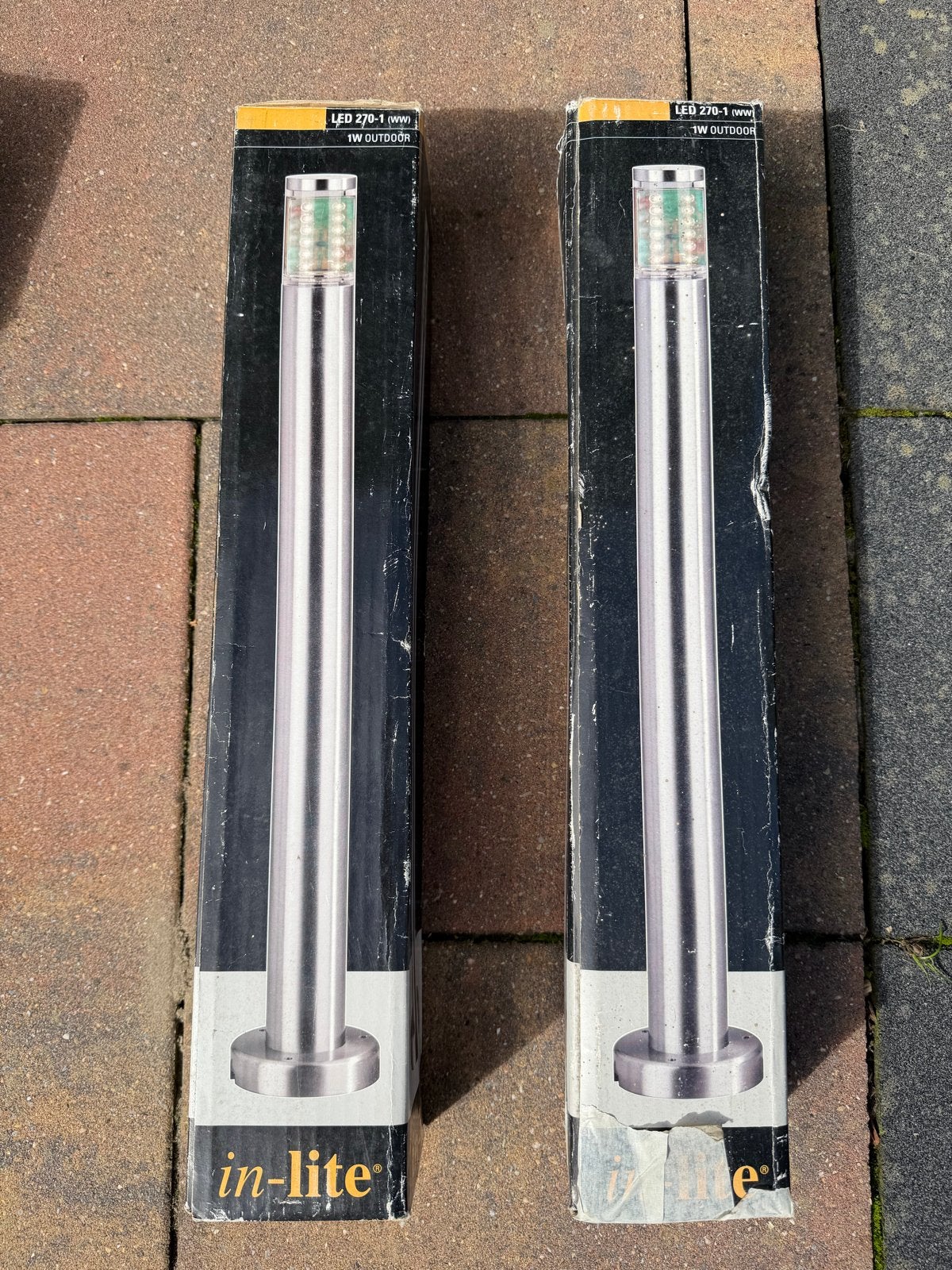 In-lite LED 270-1 (WW) 1W Outdoor Grondlampen (2 stuks), Staal, Minder dan 50 watt, Nieuw, Ophalen of Verzenden