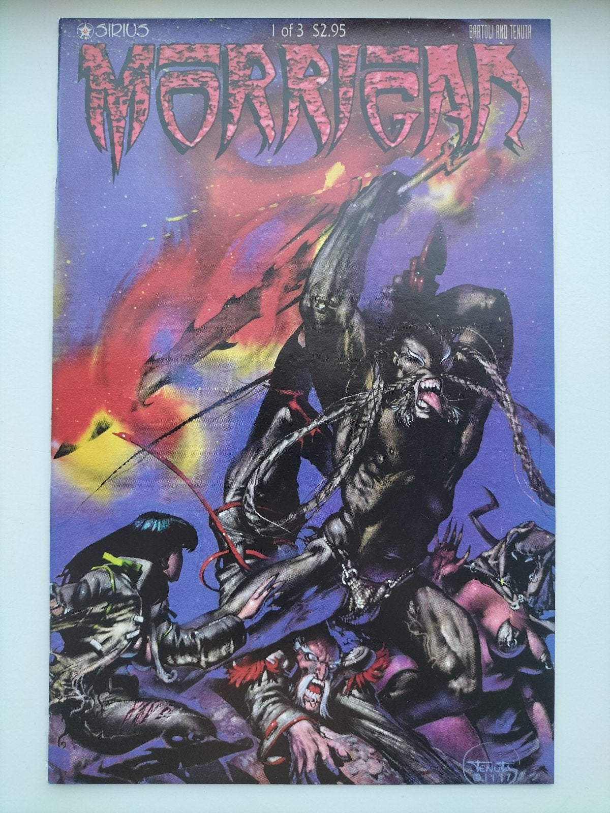 Morrigan 1 van 3 - Sirius Comics - Bartoli en Tenuta, Boeken, Eén stripboek, Ophalen of Verzenden, Zo goed als nieuw, Bartoli en Tenuta