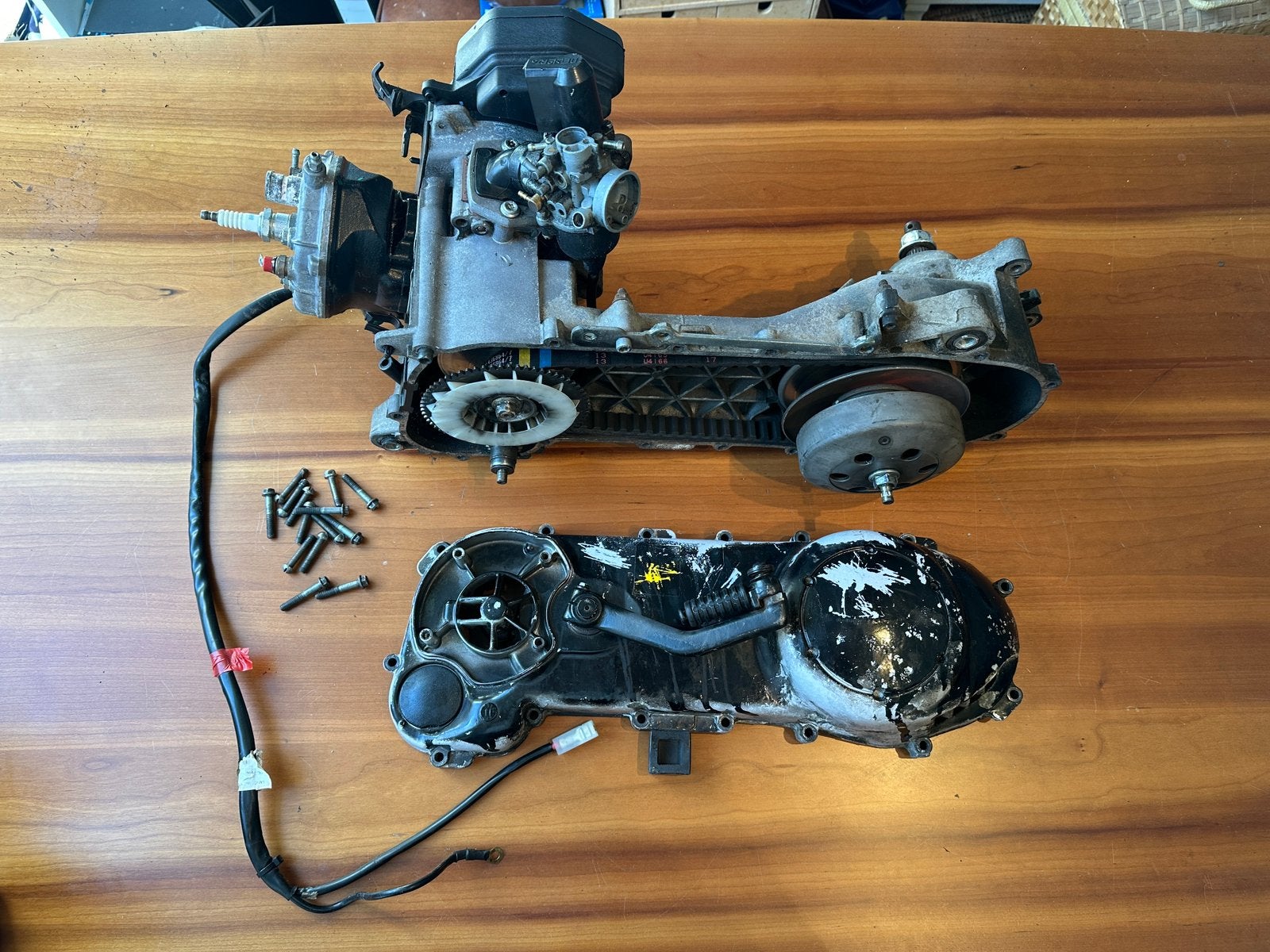 Origineel Piaggio 50 2T LC DD Motorblok (C364M), Ophalen of Verzenden